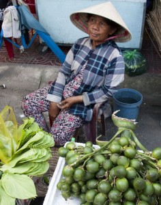 Woman selling betel nuts