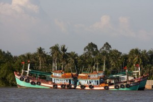 Colorful boats