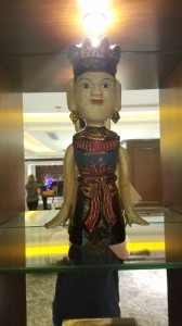 Water puppet (in the hotel lobby)