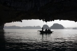 The tunnel out of the village