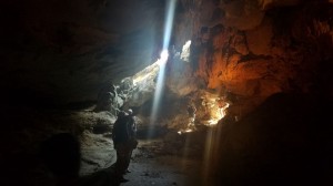 In the cave