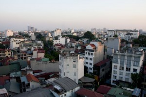 Hanoi from the hotel roof