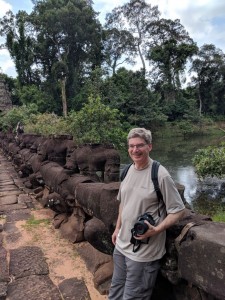 Bart at Neak Pean Temple