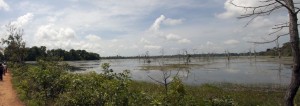 The lake by Neak Pean Temple