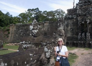 Marion at Bayon Temple