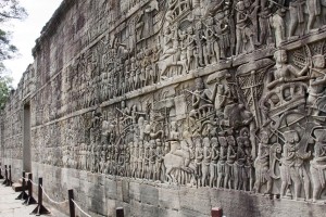 Carved wall