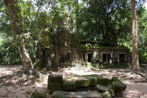 Temple in front of Ta Prohm