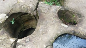 Rock holes