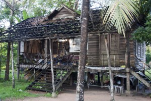 House on the Angkor Wat grounds