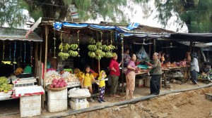 The market in Kampong Chhnang