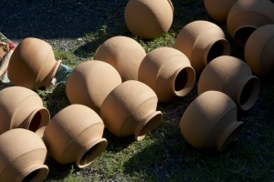 Clay pots