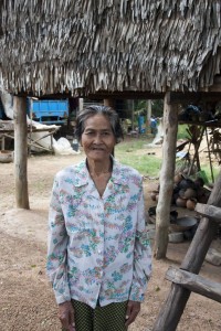 Grandma at the palm sugar place