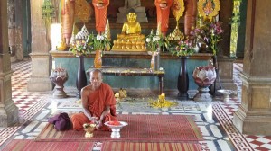 Monk at the monastery