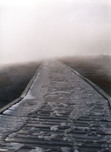 Boardwalk to the sulphur cloud