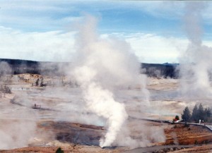 Geyser field