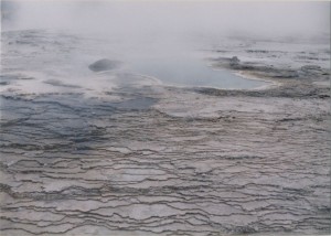 Geyser residue