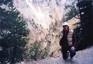 Les at the Grand Canyon of the Yellowstone