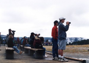 Waiting for Old Faithful