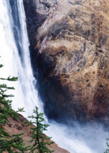 Waterfall in Grand Canyon of the Yellowstone