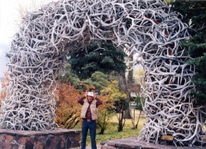 Antler arch, Jackson Hole, WY