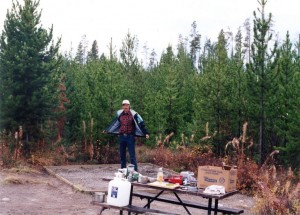 Tetons campsite