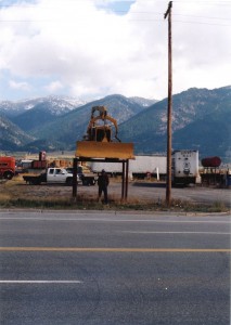 Les and bulldozer