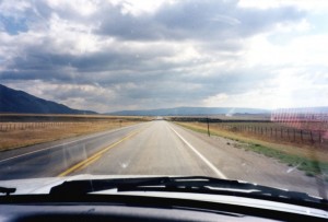 Heading south in western Wyoming