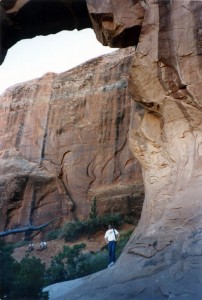 Bart at Les at Arches National Park