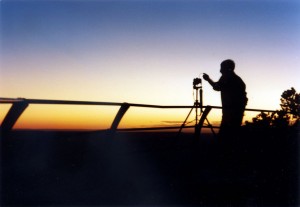 Bart photographs the sunset