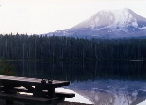 Mt Adams and Lake Takhlakh