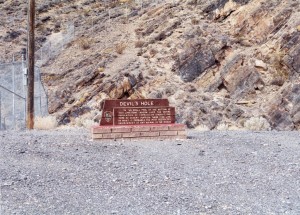 Devil's Hole sign