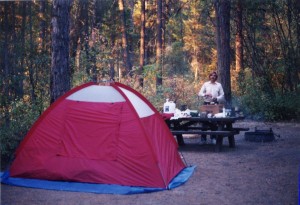 Campsite at Glacier Park