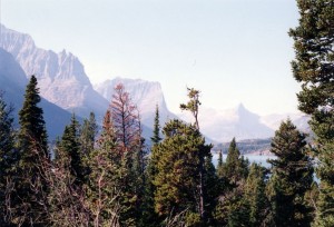 View from Going to the Sun road