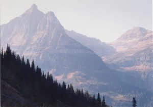 View from Going to the Sun road