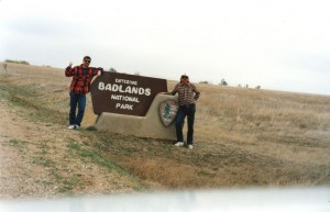 Entering Badlands National Park