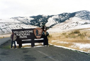 Yellowstone National Park entrance