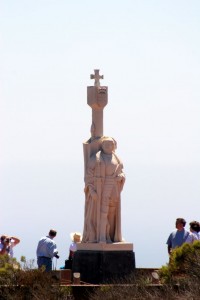 The actual Cabrillo monument