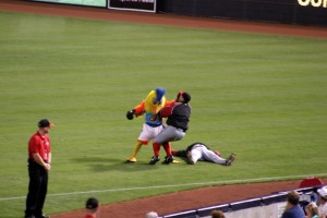 The chicken takes on the Reds bullpen