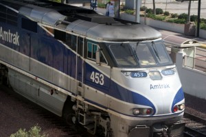 Amtrak passed the hotel at midnight, 3am, 5am and 8:30am each day. With horns blaring.