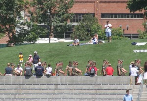 Marine recruits arrive