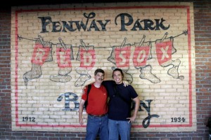 Bart and Daniel at Fenway Park