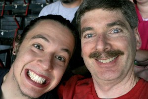 Bart and Daniel at Fenway Park