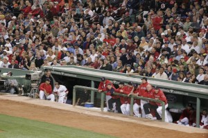 Red Sox dugout