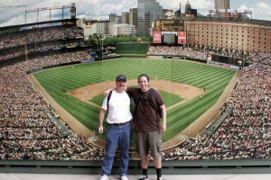 Bart and Daniel at Orioles Park