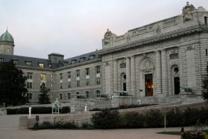 Main dorm entrance, Naval Academy