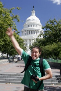 Daniel at the Capital building