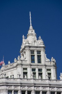 Wrigley Building top