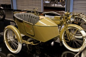 Old Harley and side car