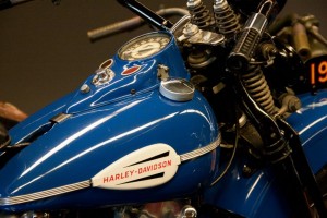 Blue Harley