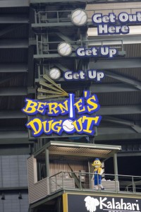 Bernie's Dugout (and Bernie)